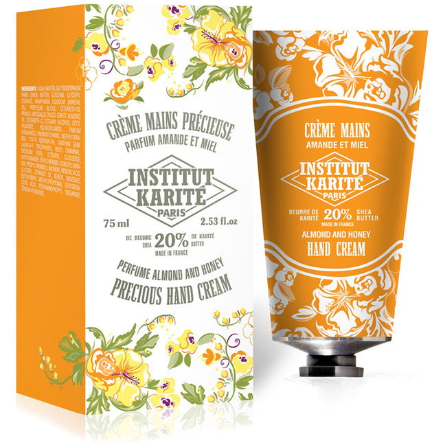 Institut Karité Paris Shea Hand Cream So Precious - Almond and Honey 75ml-cosmetics-online