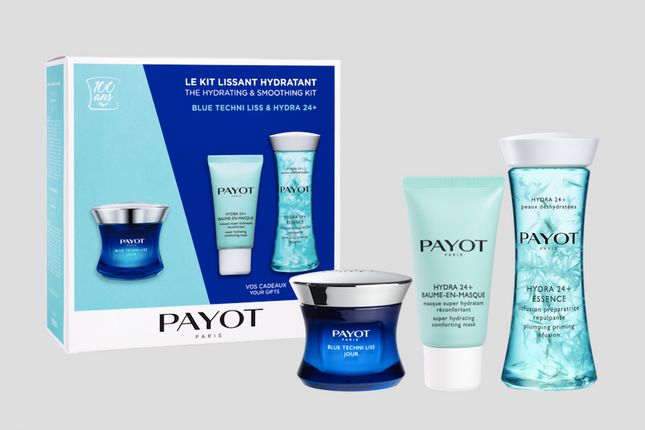 Payot Hydrating & Smoothing Kit Blue Techni &Hydra Essence 3Pc