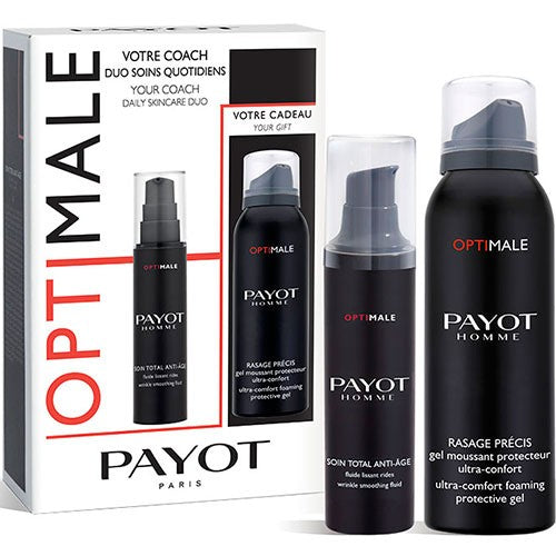 Payot Optimale Mens Set Shaving Foam & Anti Age Moisturiser Inc