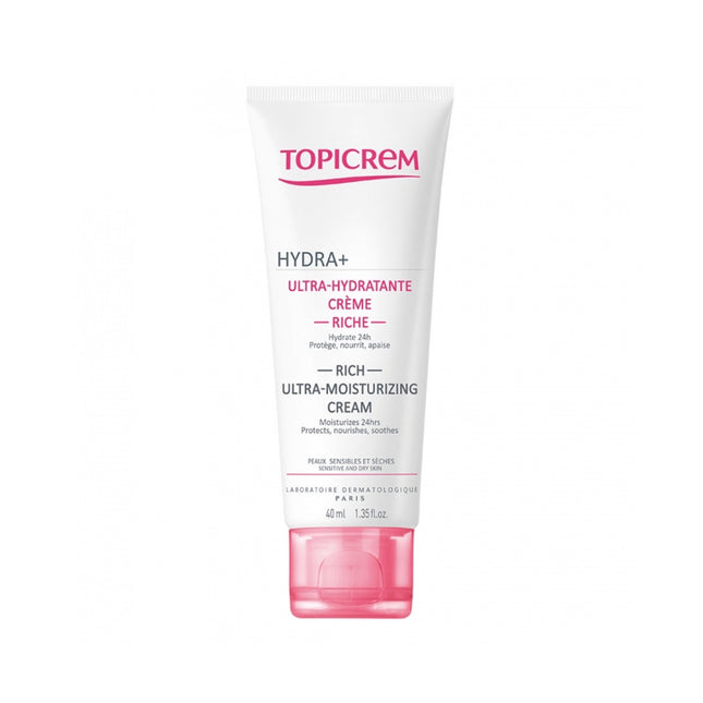 Topicrem HYDRA+ Ultra-Moisturizing Rich Cream 40ml