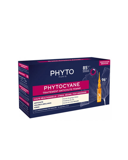 Phyto Phytocyane Anti Hair Loss Reactional Treatment Women 12 x 5ml