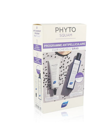 PhytoSquam Anti-Dandruff Program Oily Scalp - (2 Shampoos)