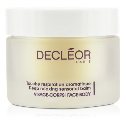 Relaxing facial and body cream by DECLÉOR Deep Relaxing Sensorial Balm for sale online in Ireland. 