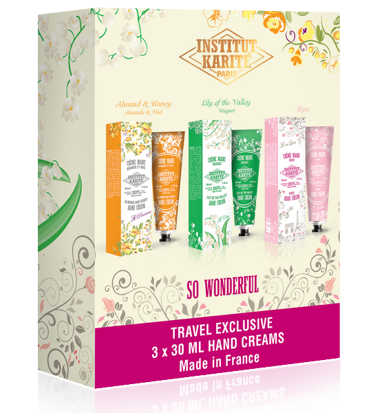 Shea Hand Creams Trio - body care - Institut Karité Paris-cosmetics-online