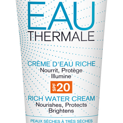 URIAGE Eau Thermale Rich Water Cream SPF20 &ndash; 40mlCosmetics Online IE