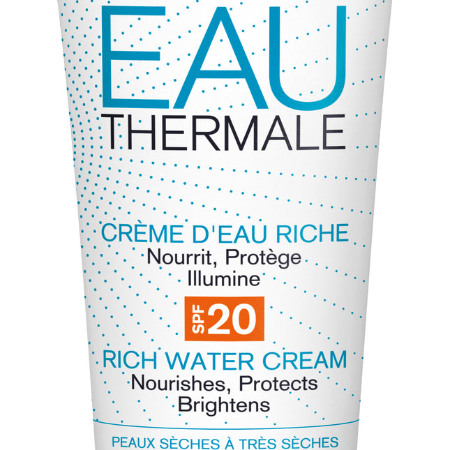URIAGE Eau Thermale Rich Water Cream SPF20 &ndash; 40mlCosmetics Online IE