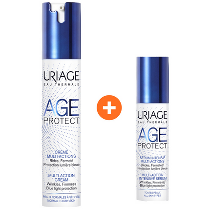 Uriage Age Protect Multi-Action Cream 40ml + Intensive Serum 10ml