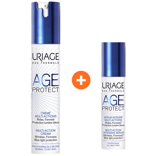 Uriage Age Protect Multi-Action Cream 40ml + Intensive Serum 10ml