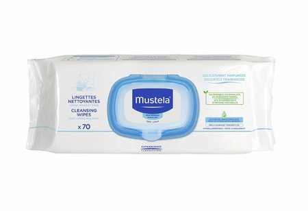 Mustela Dermo-Soothing Wipes  70-PieceCosmetics Online IE
