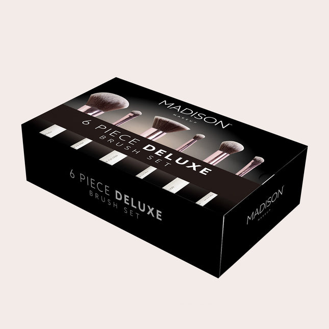 Madison Makeup 6 Piece Deluxe Brush Set 