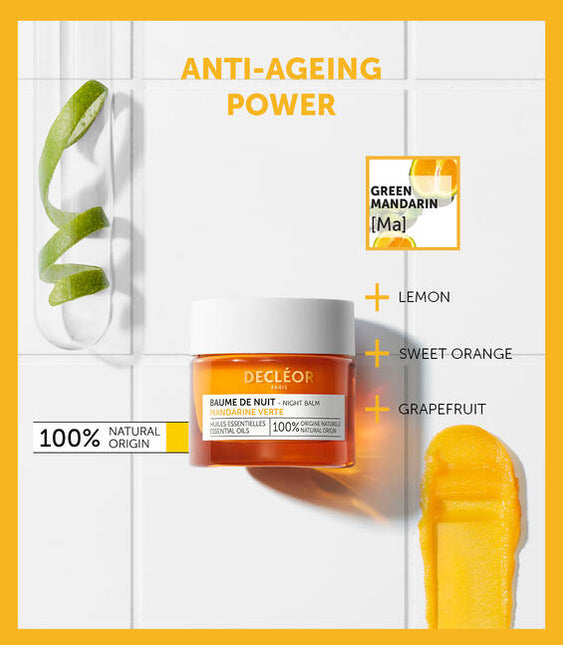 DECLEOR GREEN MANDARIN GLOW NIGHT BALM 15MLCosmetics Online IE