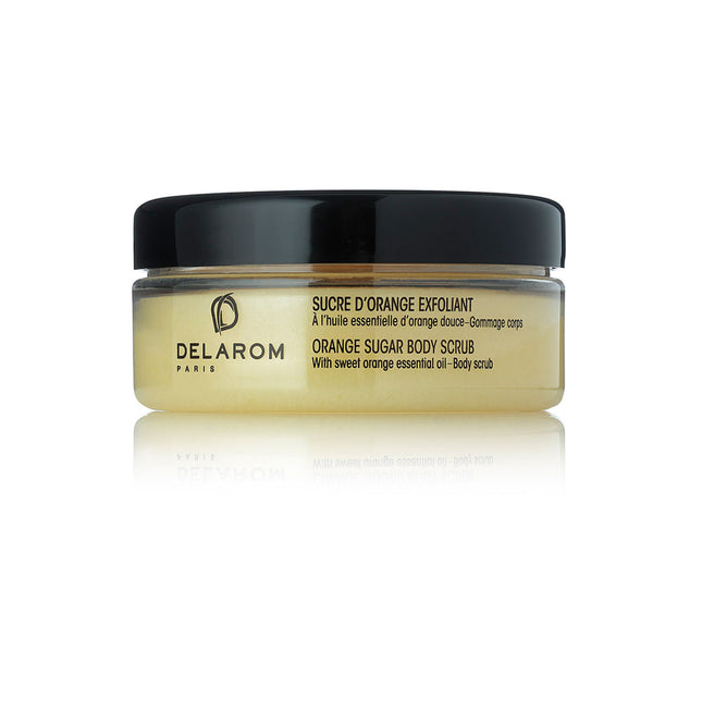 DELAROM- Natural Orange Sugar Body Scrub 200mlCosmetics Online IE
