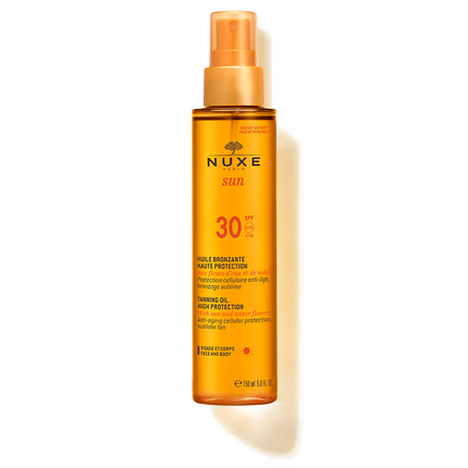 NUXE - SUN Tanning Oil For Face &amp; Body - High Protection SPF30 150mlCosmetics Online IE